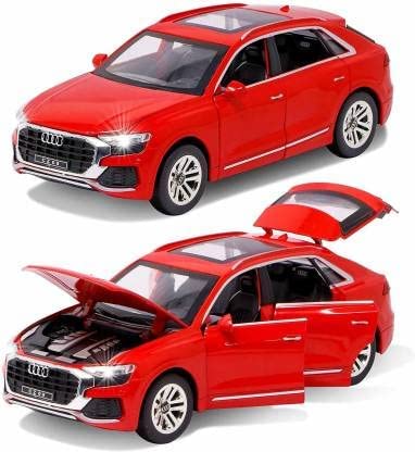 1:24 Big Audi RS6 Metal Pull Back Diecast Car Multicolor