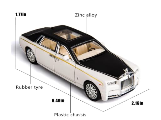 1:32 Rolls Royce Phantom Toy Car Metal Pull Back Diecast Car collectible