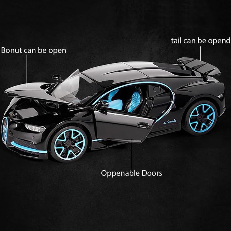1:32 Buggati Chiron Metal Diecast Scale Model Car for collectible