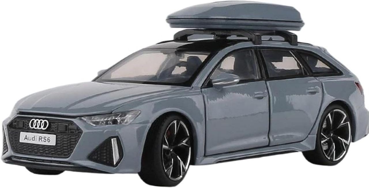 1:24 Diecast Audi RS6 Avant Scale Model, Pull Back Vehicles Multicolor
