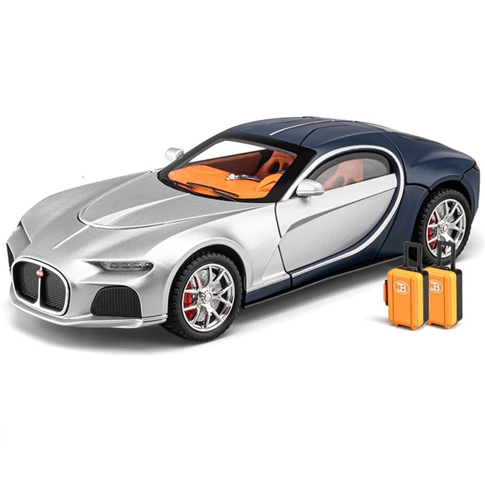 1:24 Bugatti Atlantic diecast scale model Back car for collectors
