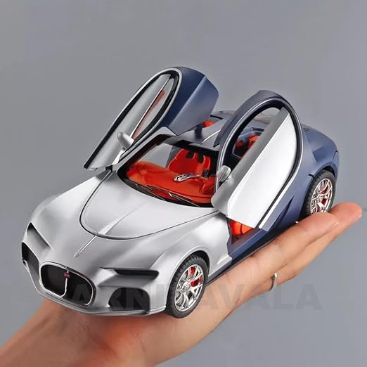 Buggati Model car with open doors held