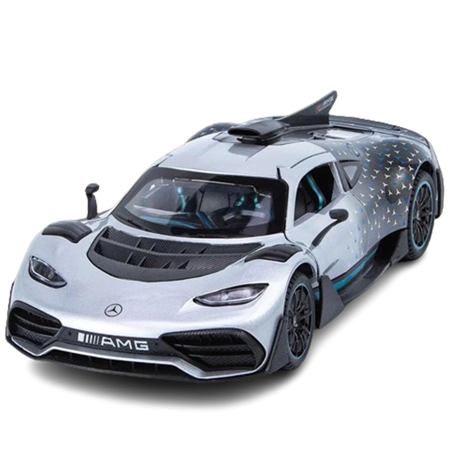 1:24 Mercedes Benz GTR AMG Metal Pull Back Diecast Car collectible