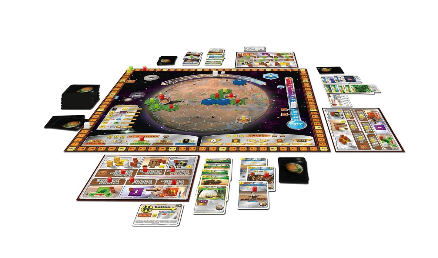 Terraforming Mars Board Game - Award Winning Strategic Adventure Game for Strategy & War Board Game