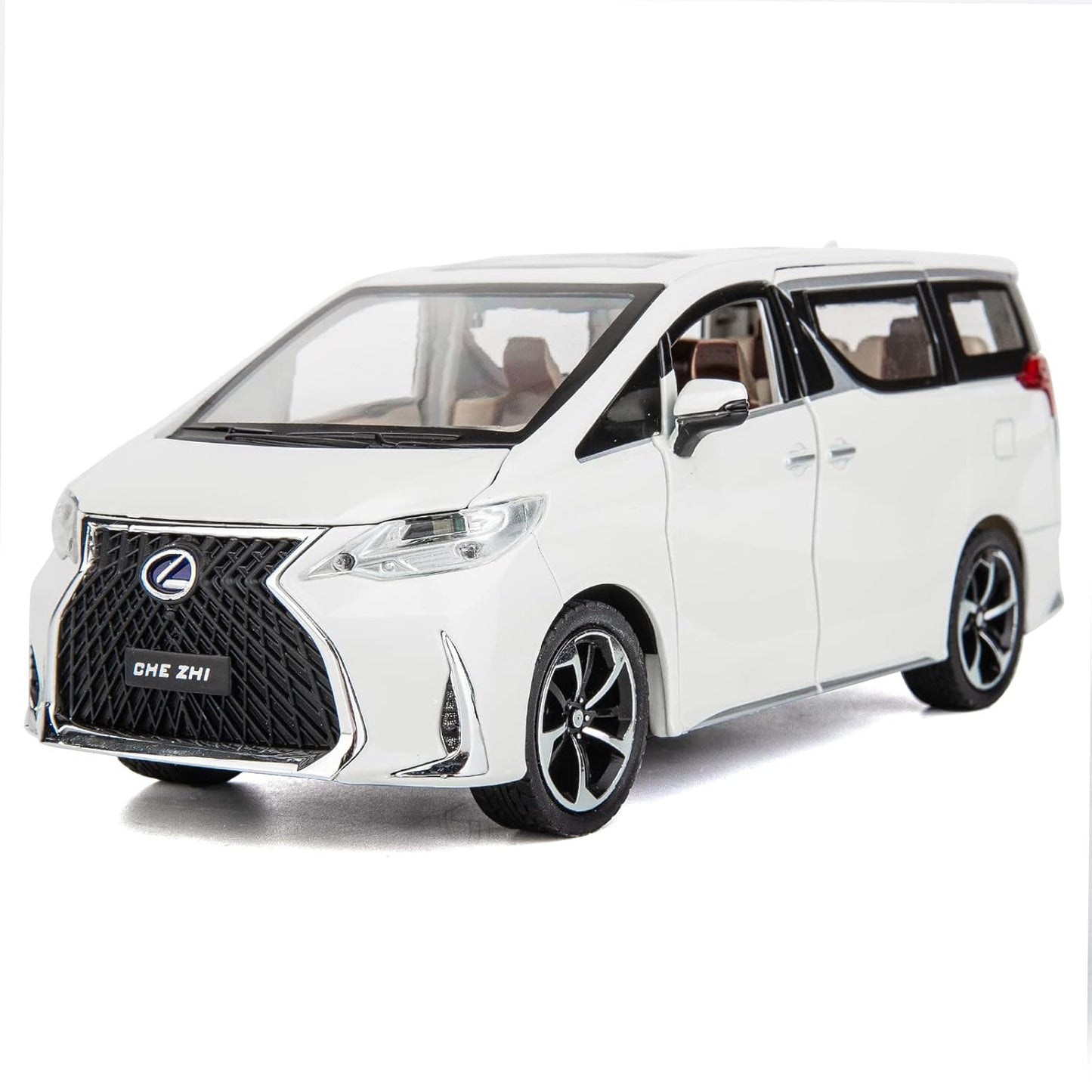 1:24 Lexus Lm300 Alloy Pull Back Metal Collectible Die cast Car