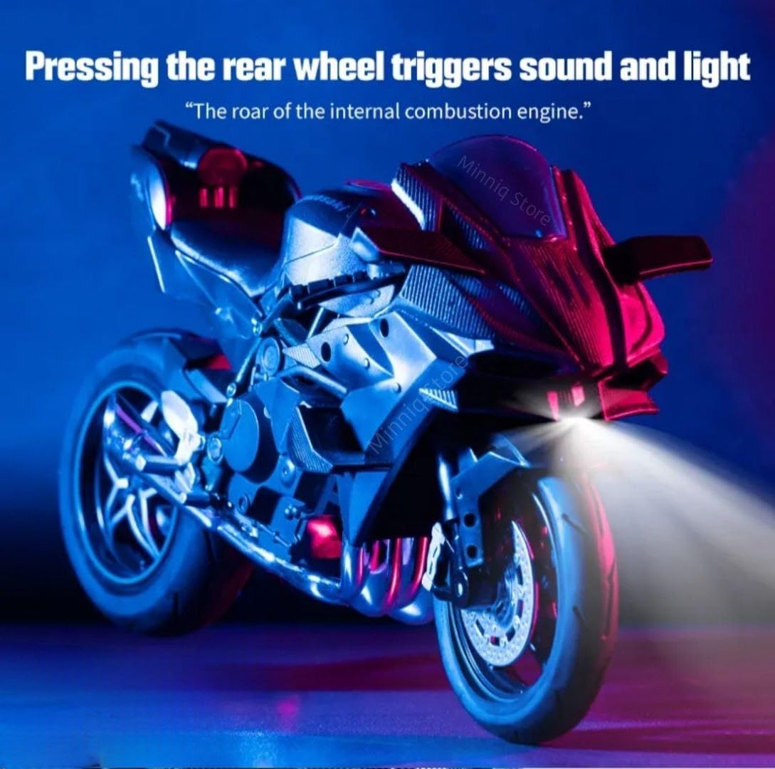 Kawasaki Ninja H2R Metal Scale Model bike collectible