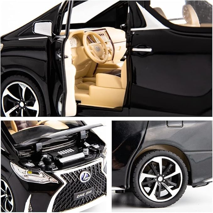 1:24 Lexus Lm300 Alloy Pull Back Metal Collectible Die cast Car
