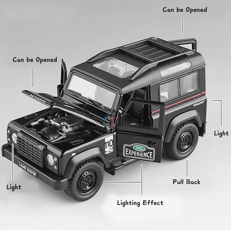 1:32 New Defender 110 Scale Model Car - Exclusive Alloy Metal Multicolor