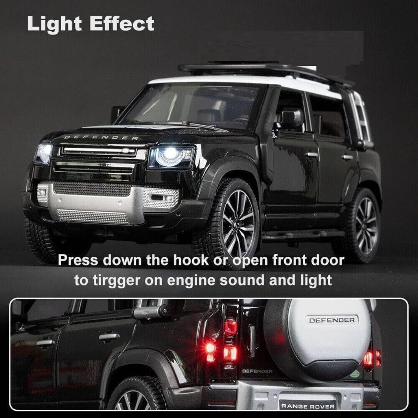 Land Rover Defender 110 Metal Scale Model Die-cast Car collectible