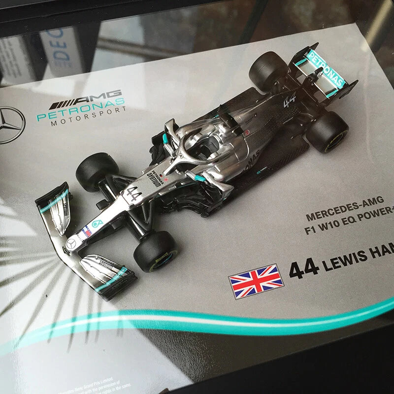 1:43 Scale Mercedes Amg Petronas F1 W10 Eq Power+ Miniature Toy farme cars