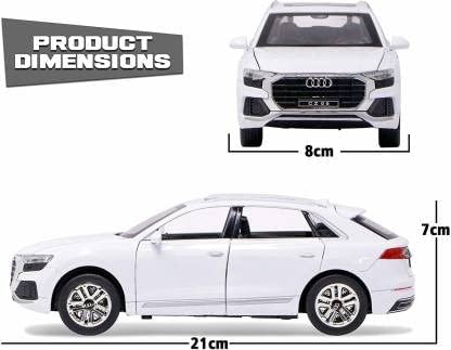1:24 Big Audi RS6 Metal Pull Back Diecast Car Multicolor