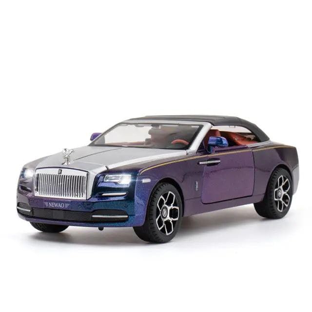 1:24 Big Rolls Royce Dawn Toy Car Metal Pull Back Diecast Car