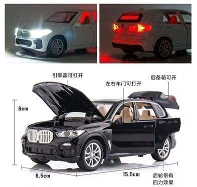 1:32 SUV Model BMW X5 Metal Pullback Diecast Toy Car Collectible