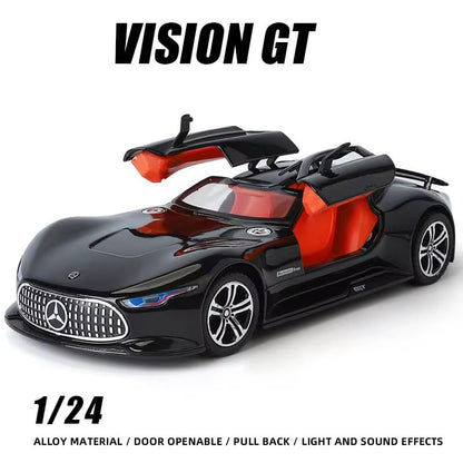Mercedes Vision AMG GT Future Model Car - Exclusive Metal Pullback Toy