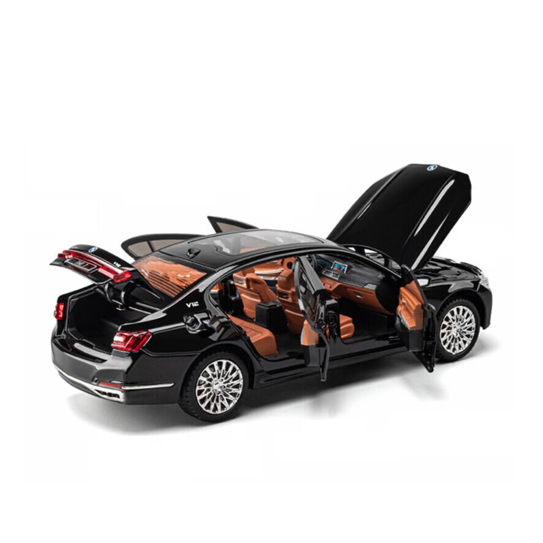 1:24 BMW 7 Series Model Car Sports Car Alloy Metal Pull Back