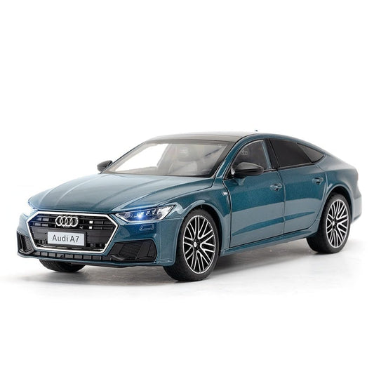 1:24 Audi A7 Scale Model Metal Pull Back Toy car for Kids Multicolor
