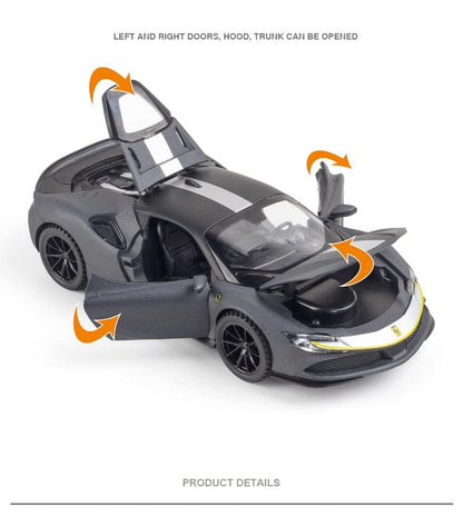 1:32 Ferrari SF90 Stradale diecast scale model Car Collectible