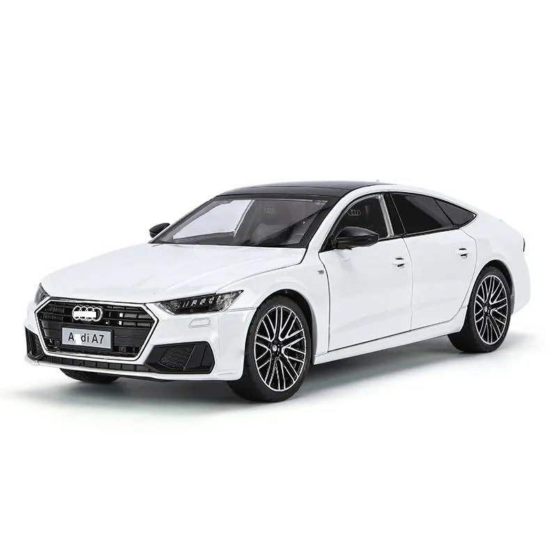 1:24 Audi A7 Scale Model Metal Pull Back Toy car for Kids Multicolor