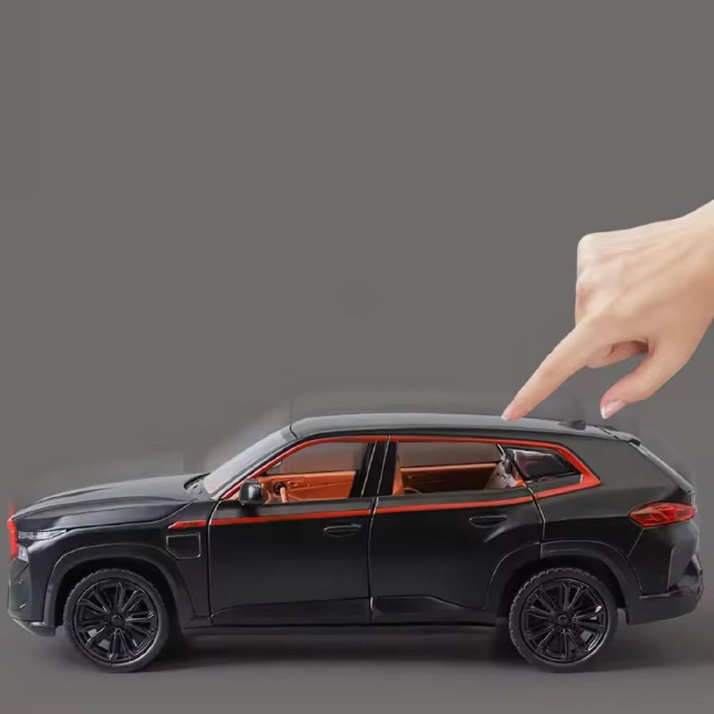 1:24 Big BMW Xm SUV Toy Car Metal Pull Back Diecast Car for collecters