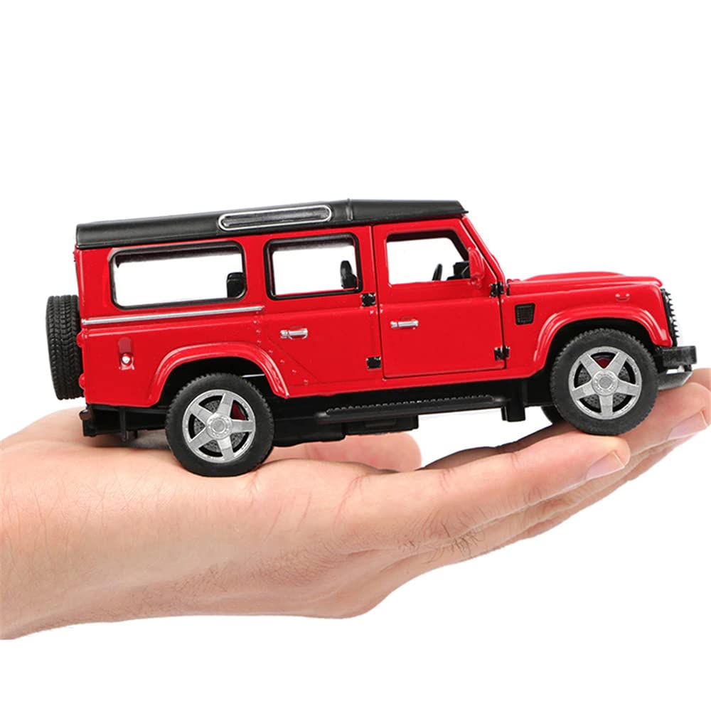 1:32 Land Rover Defender Toy Car Metal Pull Back Diecast Car