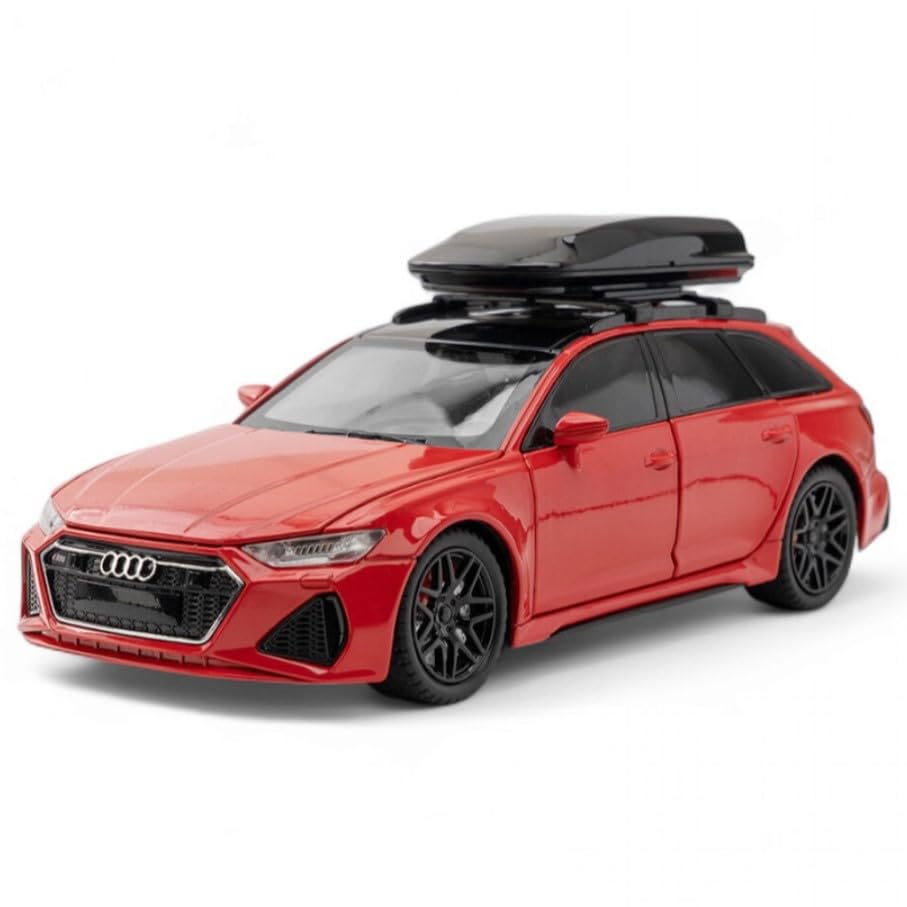 1:24 Diecast Audi RS6 Avant Scale Model, Pull Back Vehicles Multicolor