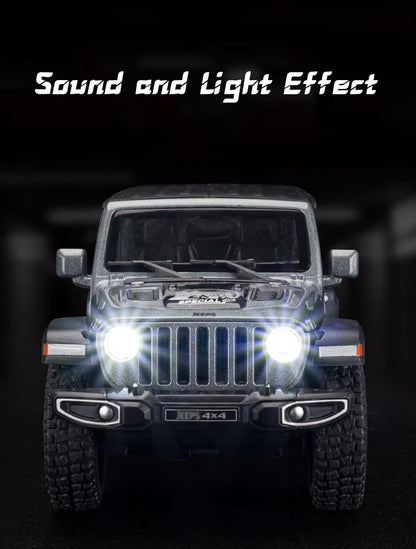 1:32 Wrangler Jeep Toy Car Metal Pull Back Diecast Car Multicolor