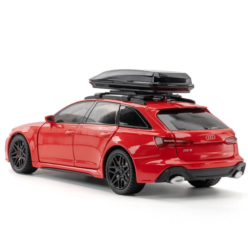 1:24 Diecast Audi RS6 Avant Scale Model, Pull Back Vehicles Multicolor
