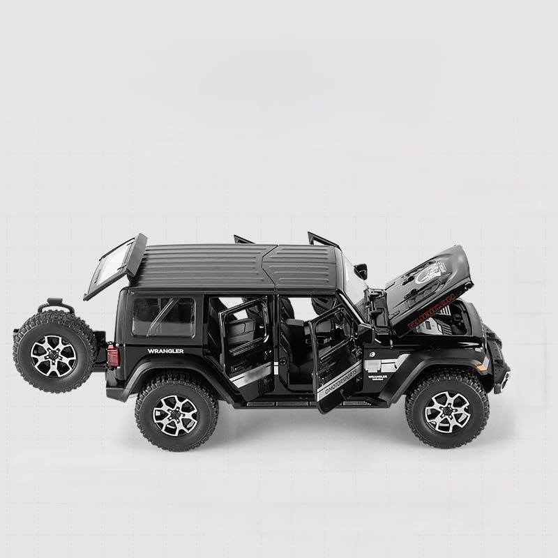 1:32 Jeep Rubicon 3 door Metal Die-cast Car | assorted colours
