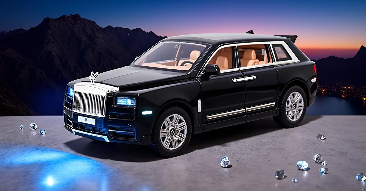 1:24 Rolls Royce Scale Model Car - Exclusive Alloy Metal Multicolour
