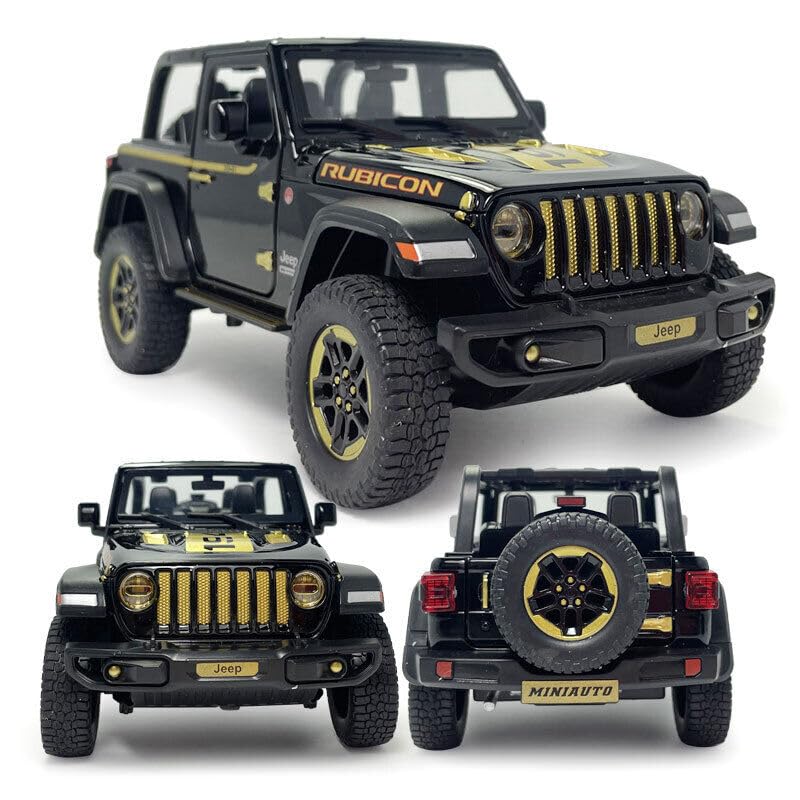 1:32 Jeep Wrangler Rubicon diecast scale model car | Assorted Colors
