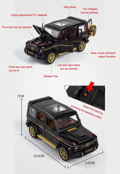 1:32 G Klessa G63 Benz AMG Pull Back Die-Cast Toy Car