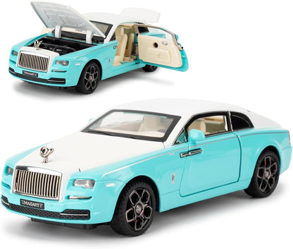 1:24 Big Rolls Royce Dawn Toy Car Metal Pull Back Diecast Car