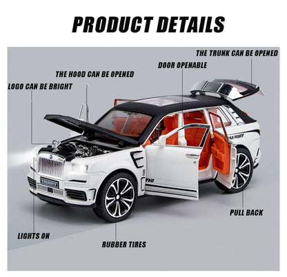 1:32 Rolls-Royce Cullinan Mansory Metal Pull Back Die-cast car toy collectible