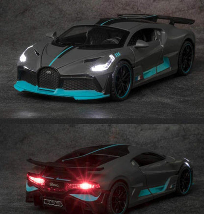1:32 Bugatti DIVO Pull Back Metal Diecast Toys Car collectible