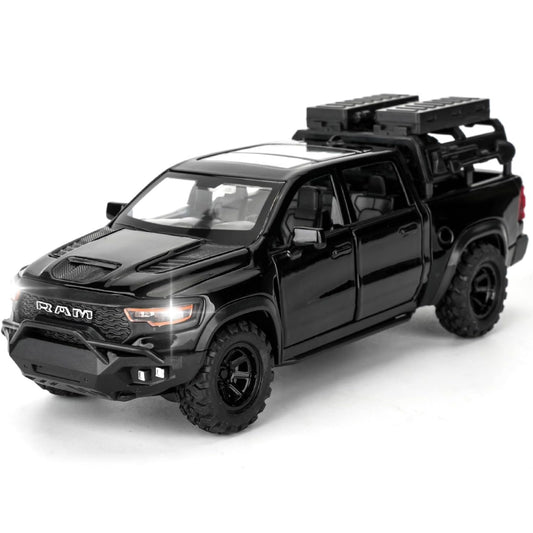 1:24 RAM Mammoth Pick-Up Truck Alloy Pullback Die-Cast Toy Car