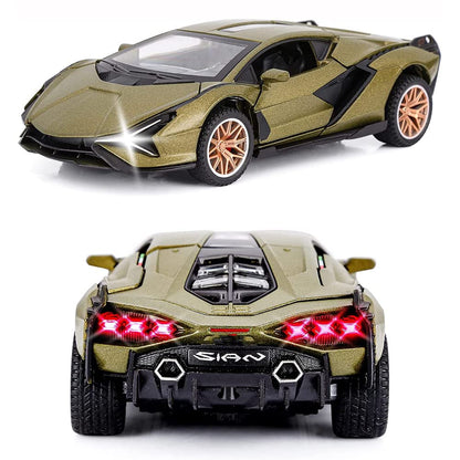 1:32 SIAN Sport Lamborghini Toy Car Metal Pull Back Diecast Car Multicolor
