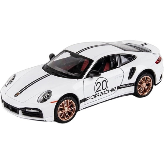 1:32 Porche Turbo 911 Diecast Metal Pullback Toy car Multicolor