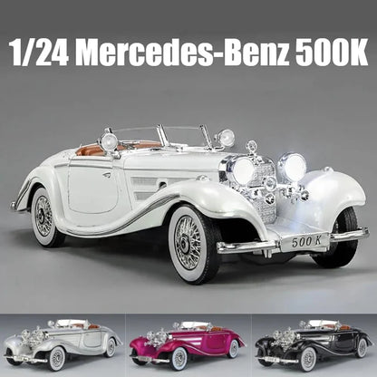 1:24 1936 Mercedes Benz 500K Roadster diecast scale model car collectible