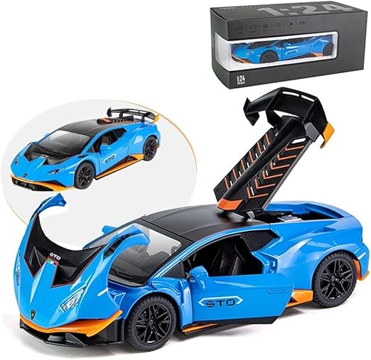 1:24 Lambor-ghini Huracan STO Sports Car Diecast Metal Alloy Model car