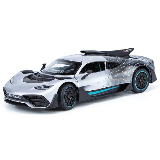 1:24 AMG Benz One Metal Pull Back Diecast Car Mercedes Benz GTR Pull Back Toy Car