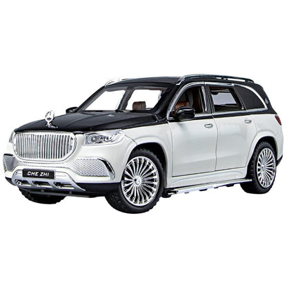 1:24 Big Mercedes Maybach GLS600 Toy Car Metal Pull Back Diecast Car Multicolor