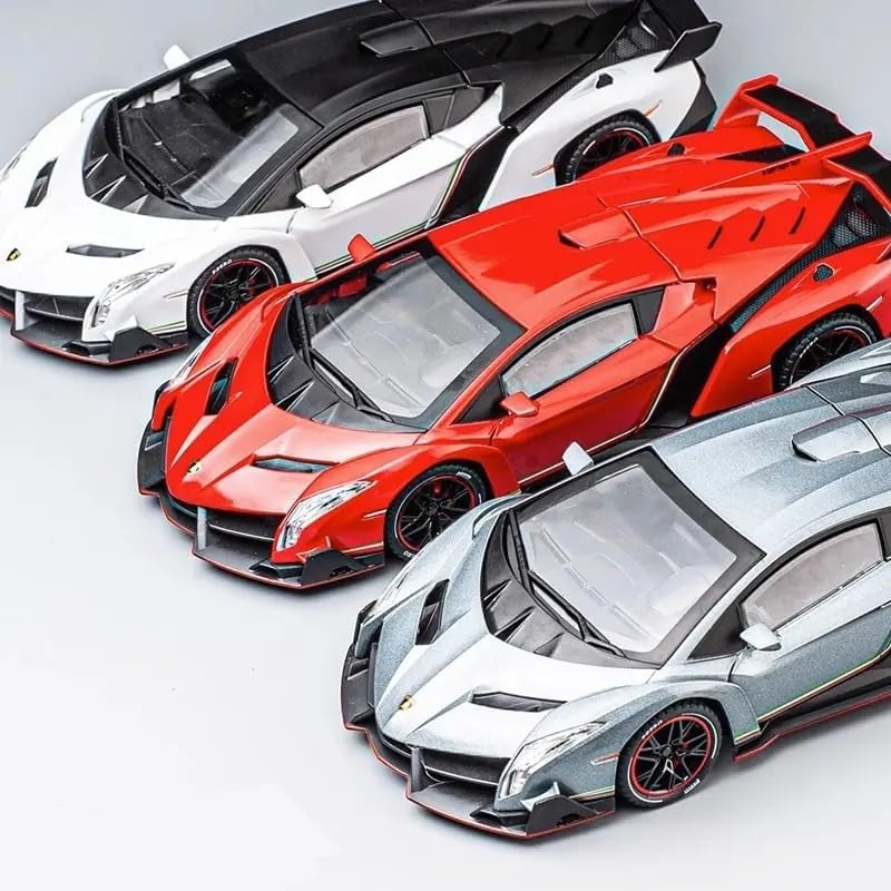 1:24 Lamborghini VANENO Metal Pull Back Diecast Car Multicolor