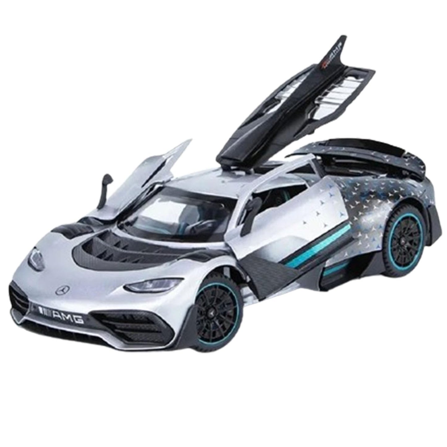 1:24 Mercedes Benz GTR AMG Metal Pull Back Diecast Car collectible