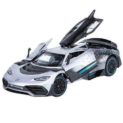1:24 Mercedes Benz GTR AMG Metal Pull Back Diecast Car collectible