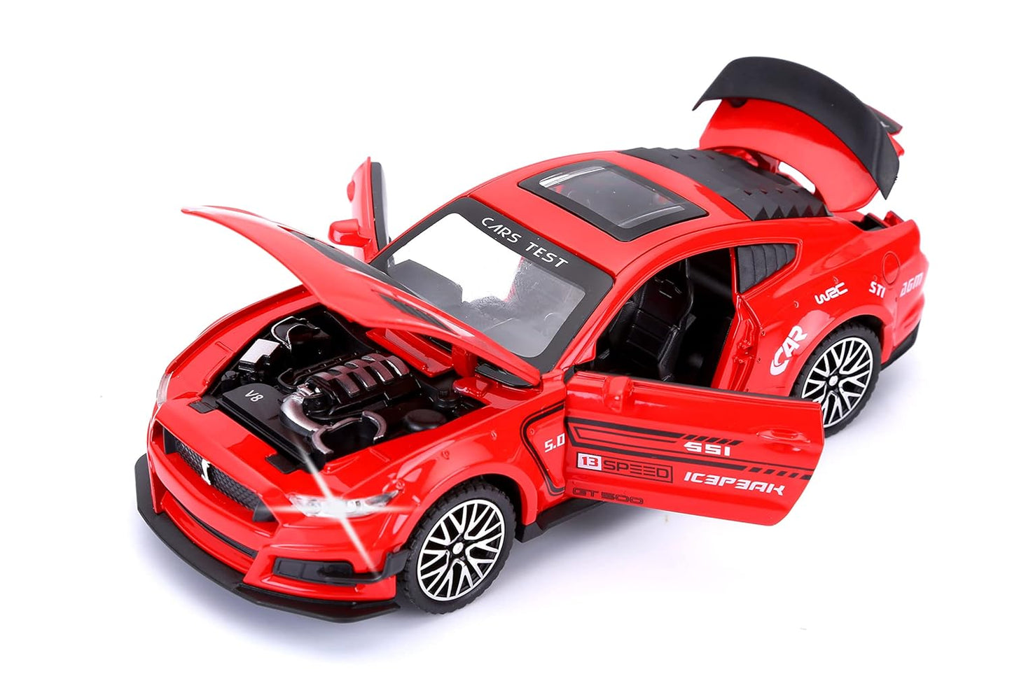 1:32 Mustang GT500 Diecast Metal Pullback Toy car collectible