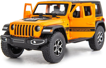 1:32 Jeep Rubicon 3 door Metal Die-cast Car | assorted colours