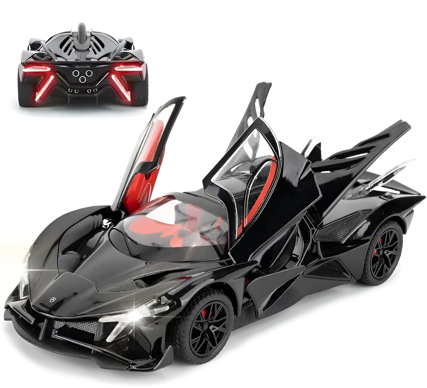 1:24 Big Apollo INTENSA Toy Car Metal Pull Back Diecast Car