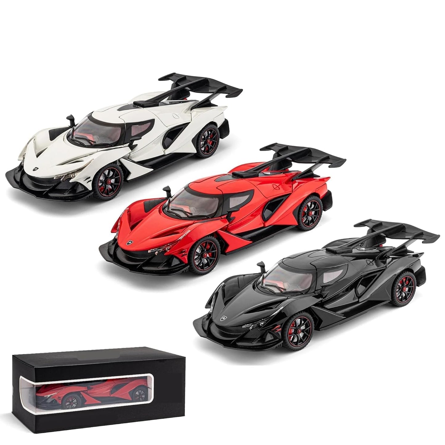 1:24 Big Apollo INTENSA Toy Car Metal Pull Back Diecast Car