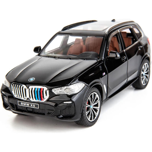 1:32 SUV Model BMW X5 Metal Pullback Diecast Toy Car Collectible