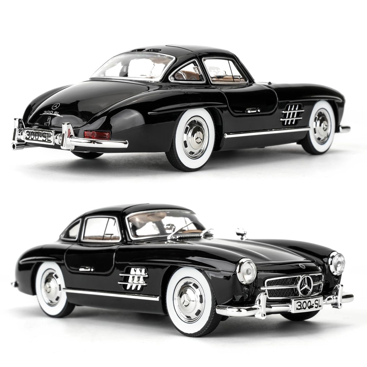 1:24 Mercedees Benz 300 SL Vintage Car Sports Model collectible
